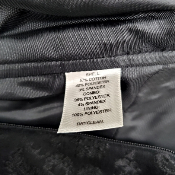 White House Black Market Damask Embroidered Black Strapless Mini Dress - Picture 8 of 9